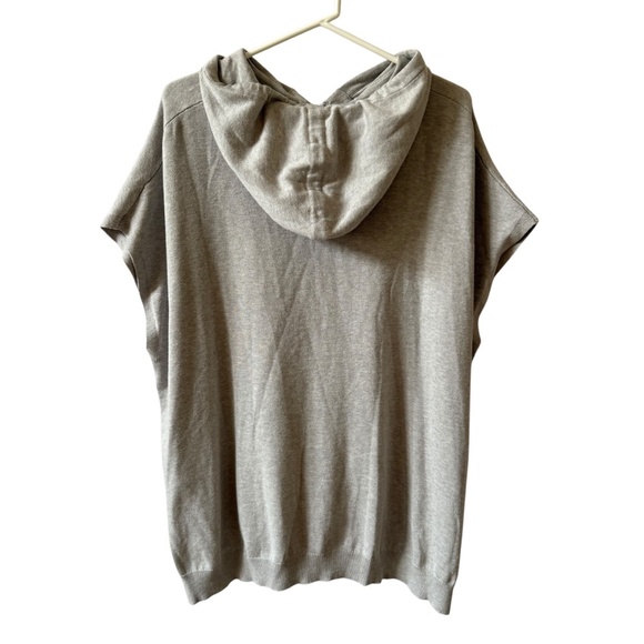 ATM ANTHONY THOMAS MELILLO PONCHO HOODIE SWEATER 1/4 ZIP MINIMALIST CASUAL XS S - Picture 4 of 12